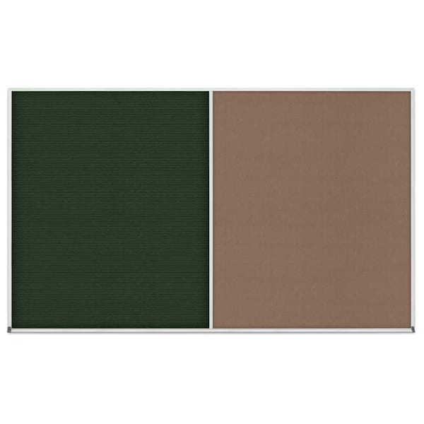 Enclosed Corkboard, 1 Door, 48"x36", 4" Fra